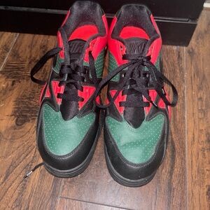 Nike Red and Green Sneakers